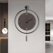 Modern Minimalistic Metal Round Wall Clock / Ruchi