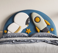 Kids Astronaut Theam Leather Bed / Ruchi