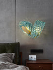 Peacock Feather Style Wall Pendant Lamp / Ruchi