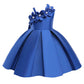 Modern Princess Flower Decorated Kids Party Wear / Ruchi