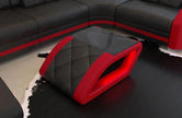 LED Coffee Table With Leather Upholstery / Ruchi
