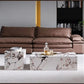 Modern Rectangular Marble Coffee Table / Ruchi