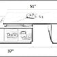 Extendable Coffee Table With TV Stand / Ruchi