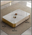 Marble Top Wooden Coffee Table And TV Stand / Ruchi