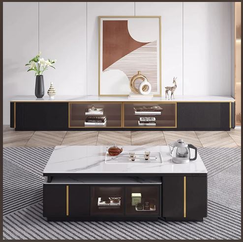 Extendable Coffee Table With TV Stand / Ruchi