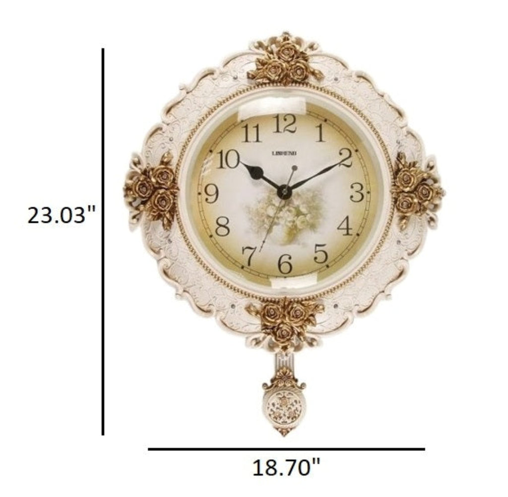 Elegant Style Swing Creative Wall Clock / Ruchi