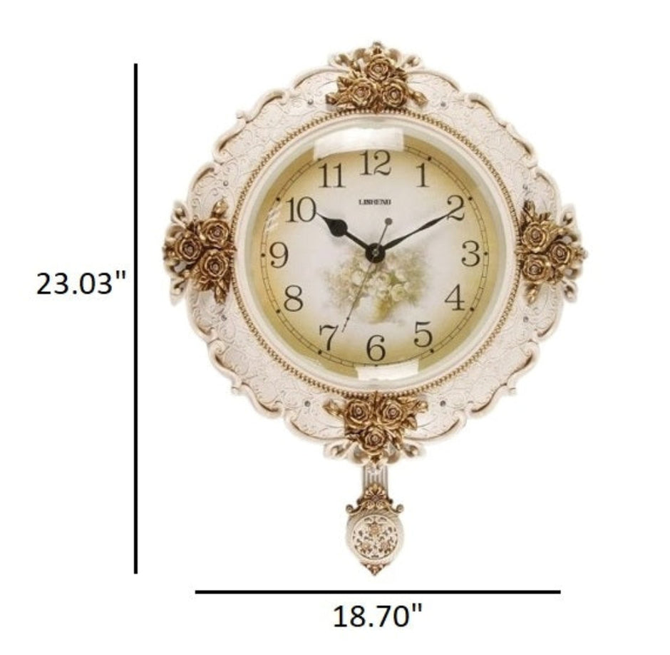 Elegant Style Swing Creative Wall Clock / Ruchi