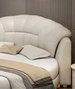 LED Leather Round Bed / Ruchi 
