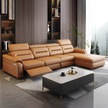Sectional Leather Sofa Bed With Recliner / Ruchi