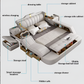 Multifunctional Smart Leather Bed With Massager / Ruchi