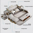 Multifunctional Smart Leather Bed With Massager / Ruchi