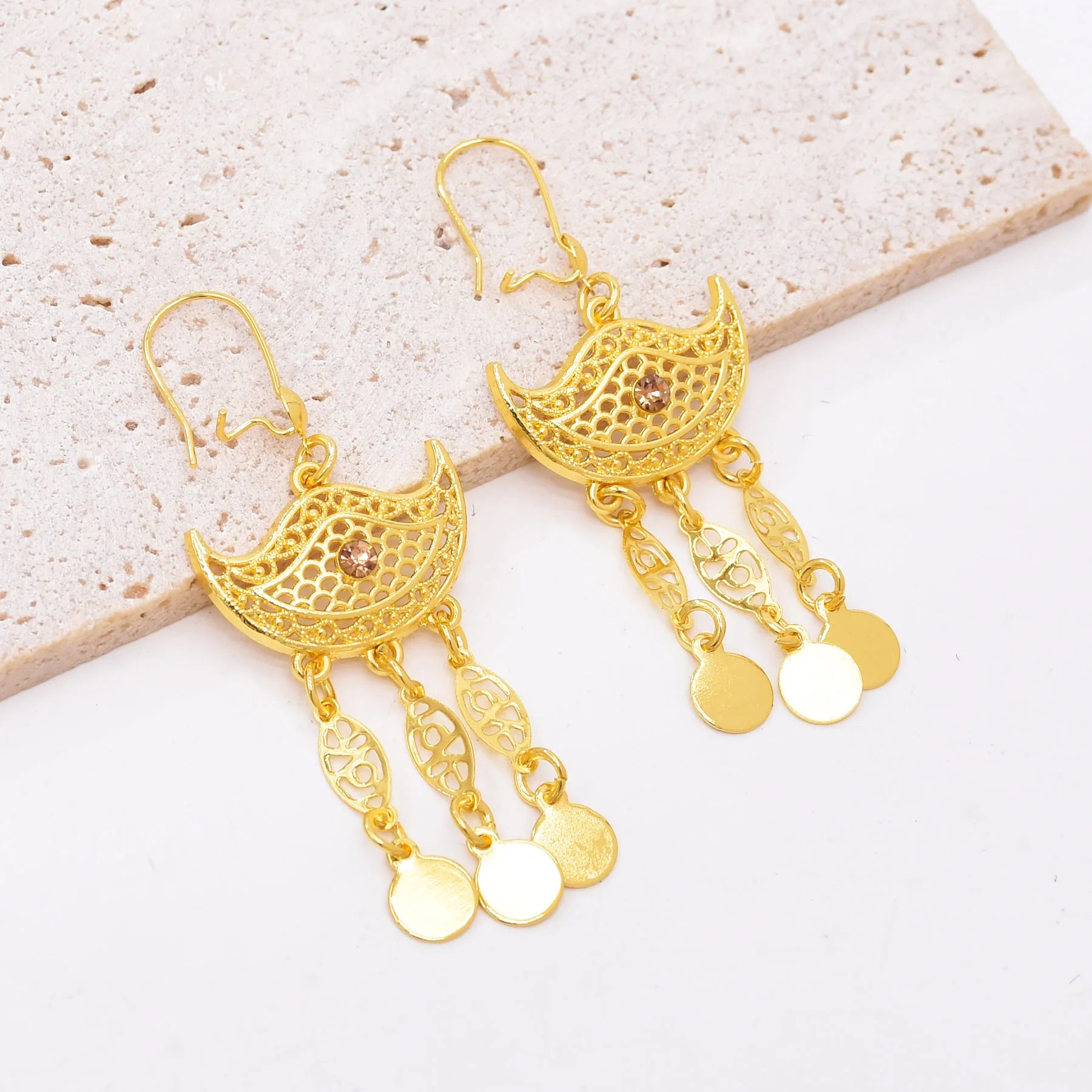 Bohemian Earrings And Necklace Set / Ruchi