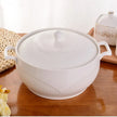Round Ceramic Soup Bowl With Lid / Ruchi
