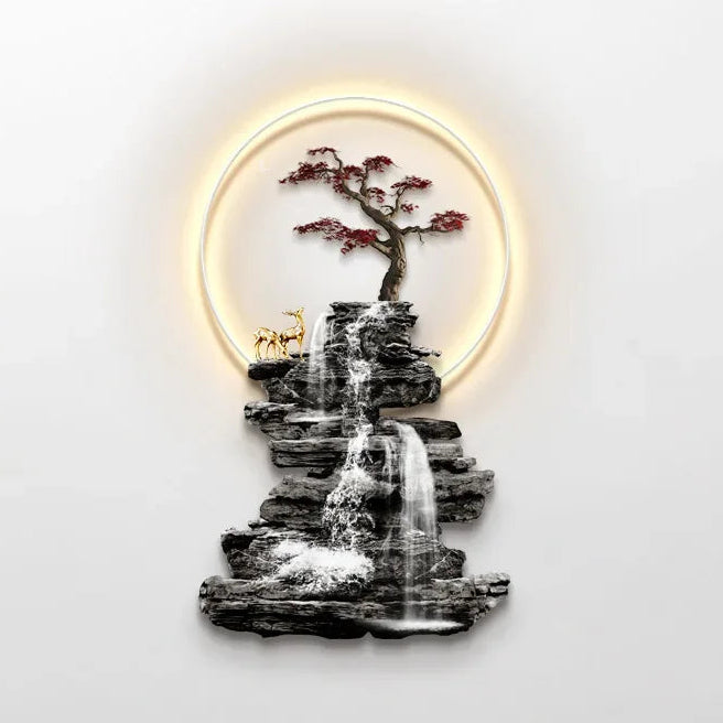 Modern Wall Lamp Painting With LED Light