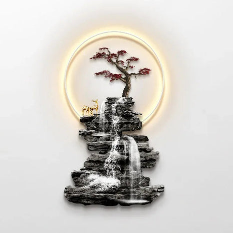 Modern Wall Lamp Painting With LED Light