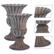 Metal Floor Vase Decor Set For Outdoor / Ruchi