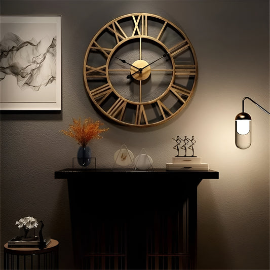 3D Metal Circular Wall Clock / Ruchi