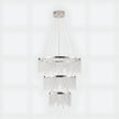 Modern LED Crystal Circular Chandelier / Ruchi 