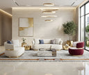 Modern 3-Piece Fabric Sofa Set / Ruchi