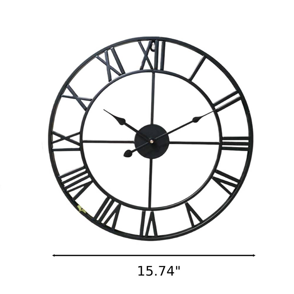 Circular Incircle Design Metal 3D Wall Clock / Ruchi