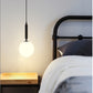 Round Glass Hanging Pendant Light / Ruchi