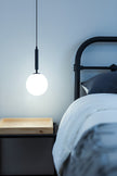 Glass Ball LED Pendant Light Fixture / Ruchi