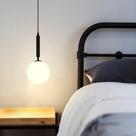Round Glass Hanging Pendant Light / Ruchi