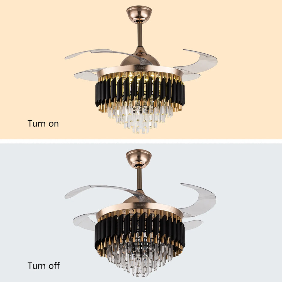 Ceiling Fan With Light And Remote / Ruchi
