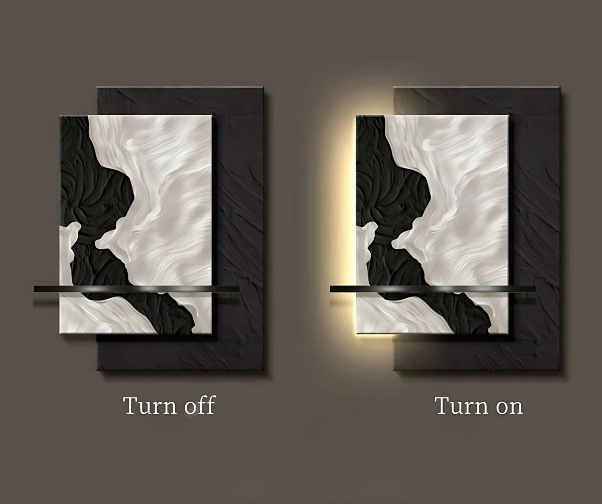 Modern Abstract LED Wall Light / Ruchi