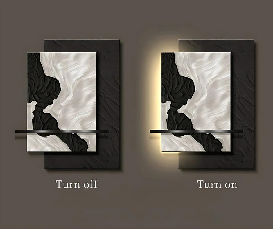Modern Abstract LED Wall Light / Ruchi