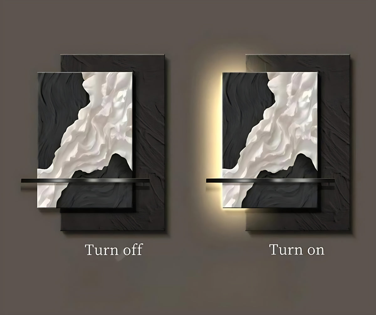 Modern Abstract LED Wall Light / Ruchi