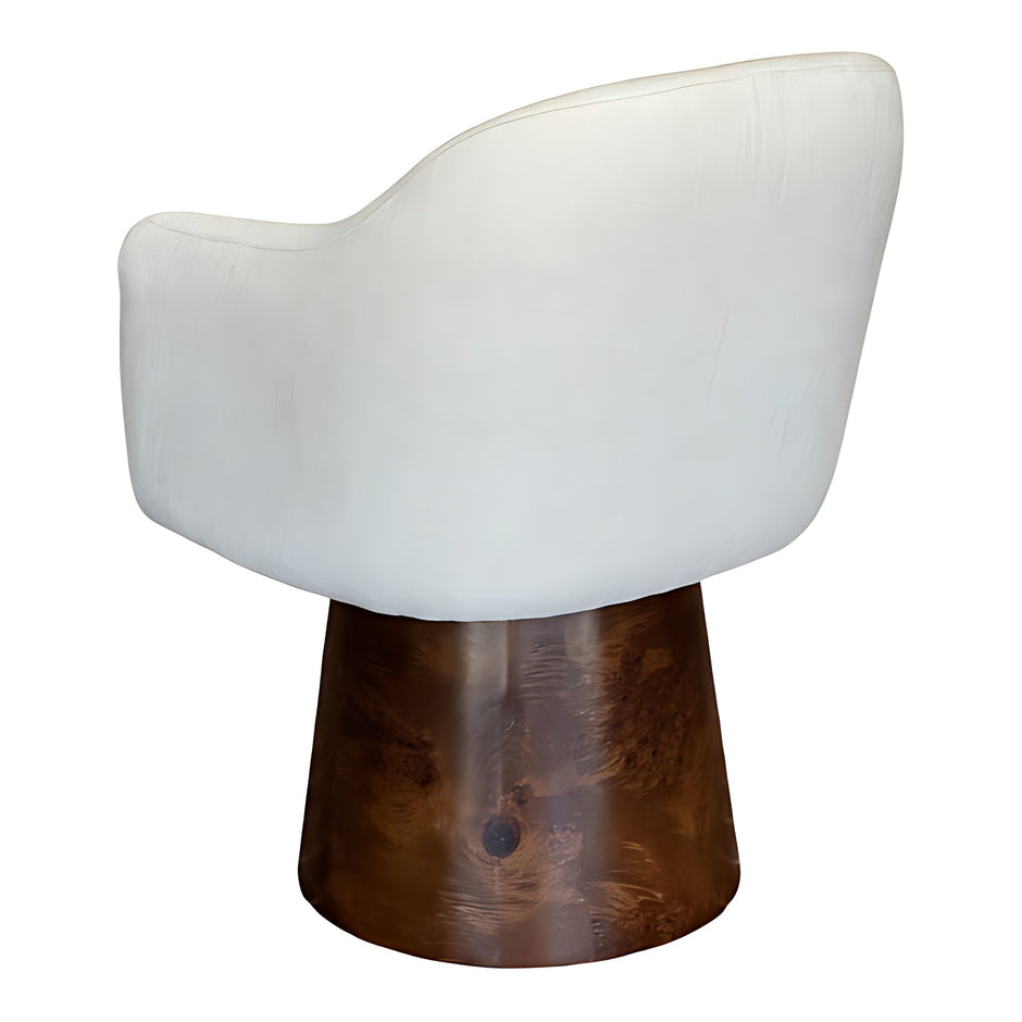 6 Piece Chenille Fabric Wooden Chairs Set / Ruchi