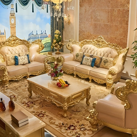 European Leather Sofa Set / Ruchi