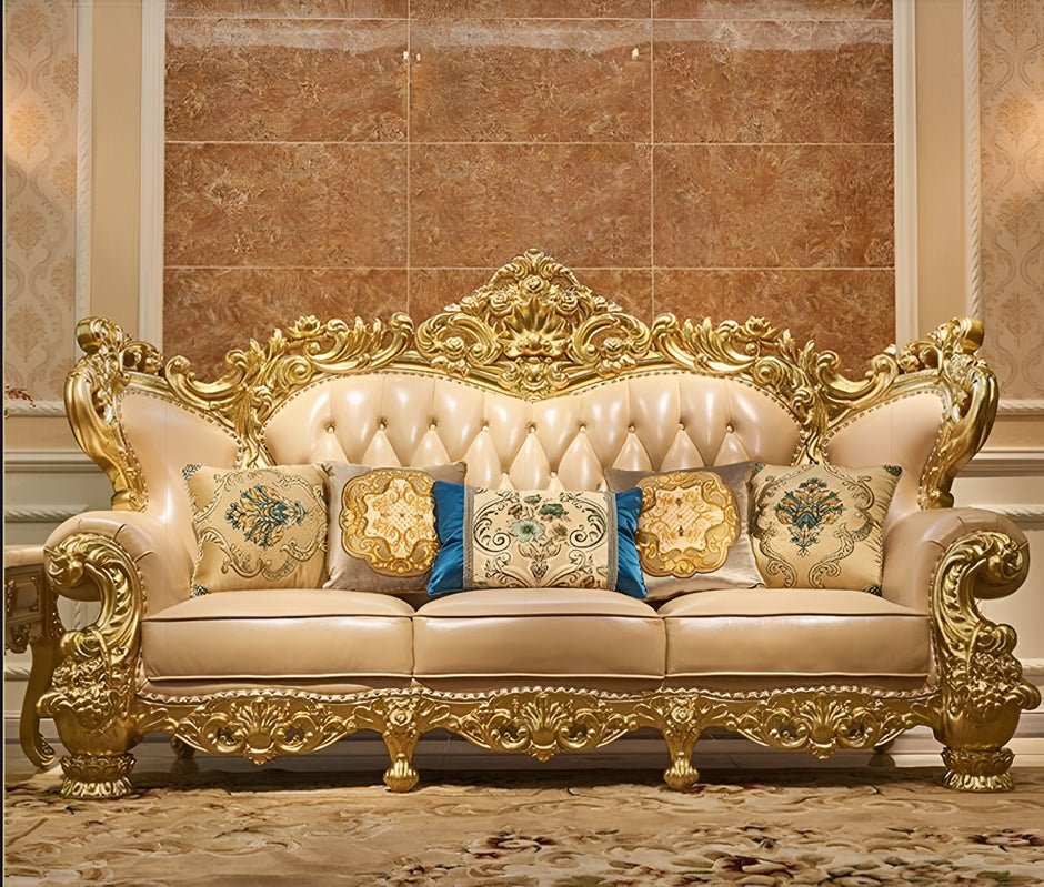 European Leather Sofa Set / Ruchi