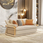 1-2-3 Classical Leather Upholstery Sectional Sofa Set / Ruchi