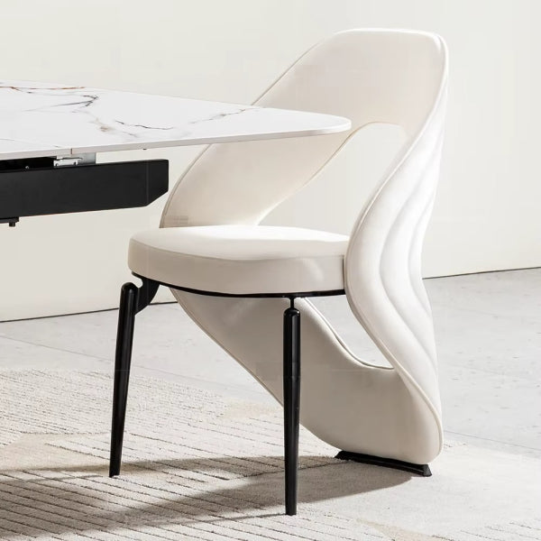 Microfiber Fabric Dining Chairs Set Of 2 / Ruchi