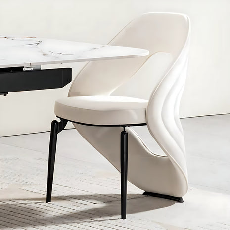 Microfiber Fabric Dining Chairs Set Of 2 / Ruchi