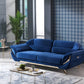 Classic Velvet Fabric Sofa Set Of 3 / Ruchi