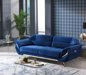 Classic Velvet Fabric Sofa Set Of 3