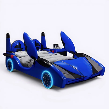 Leather Car Bed with LED & Speaker