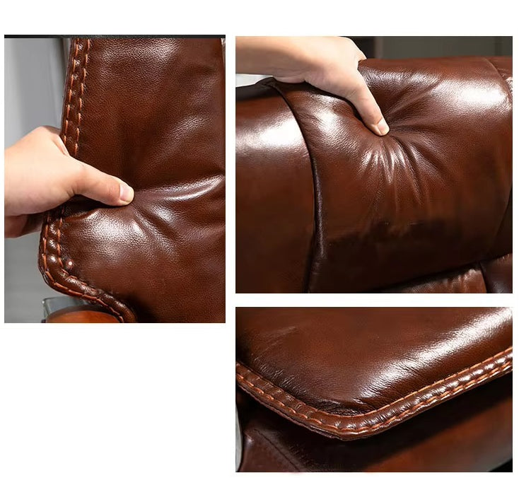 Ergonomic Reclining Leather Office Chair / Ruchi