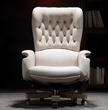 Modern Reclining Leather Ergonomic Office Chair / Ruchi