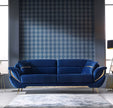 Classic Velvet Fabric Sofa Set Of 3