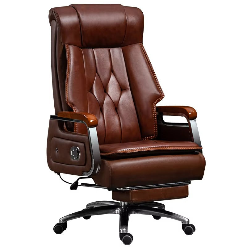 Ergonomic Reclining Leather Office Chair / Ruchi
