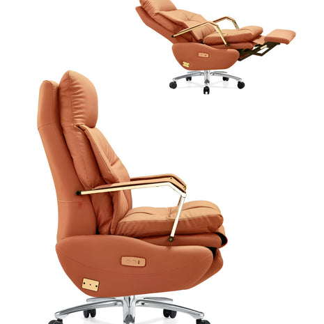 Ergonomic Modern Recliner Leather Office Chair / Ruchi