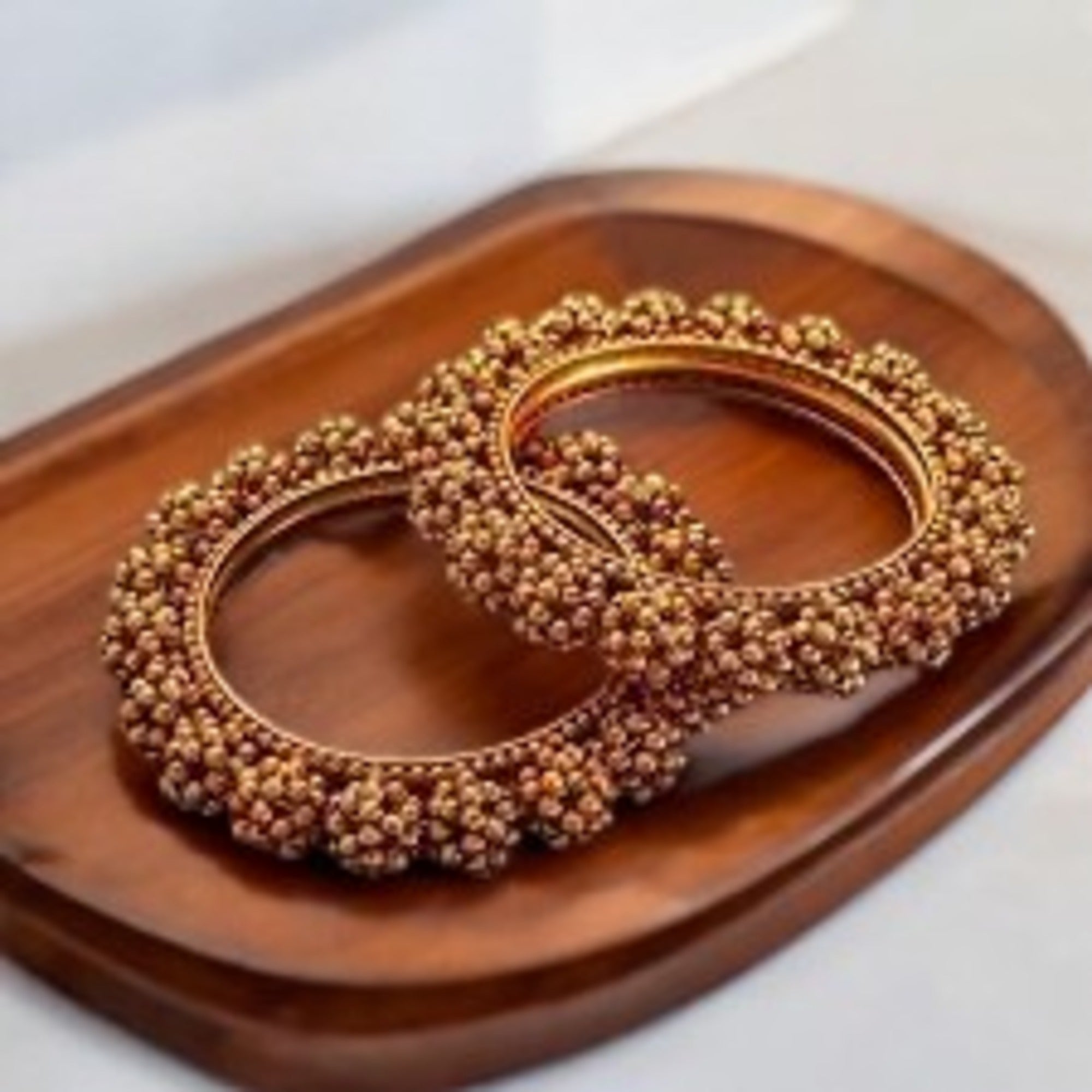 Traditional Indian Metal Bangles Set For Women / Ruchi