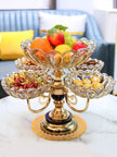 Modern Fruit Stand With 5 Bowls For Counter / Ruchi