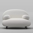 Minimalistic Fabric Modern Sofa Set