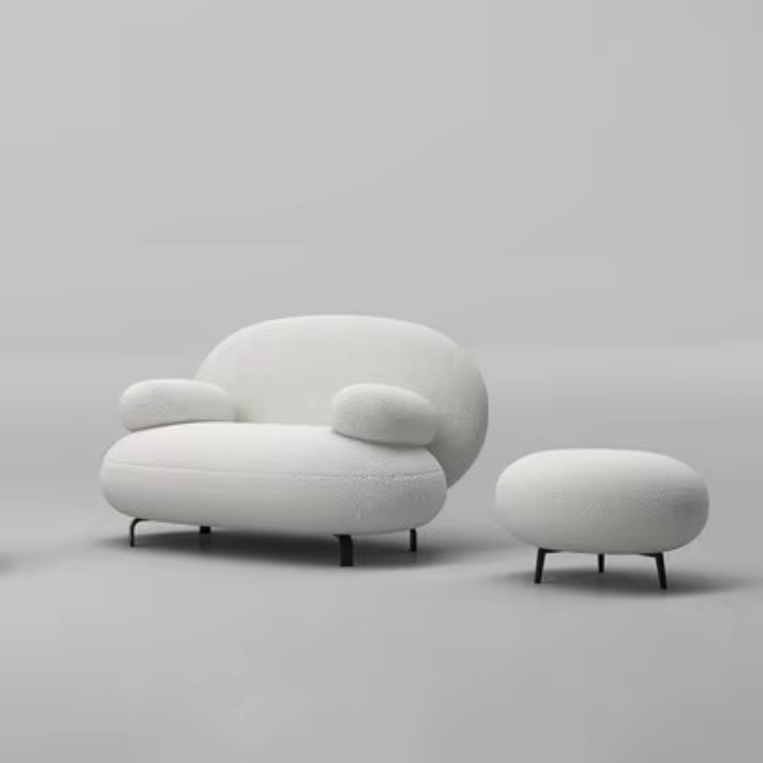 Minimalistic Microfiber Modern Sofa Set / Ruchi