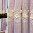 Polyester Fabric Window Curtain For Living Room / Ruchi